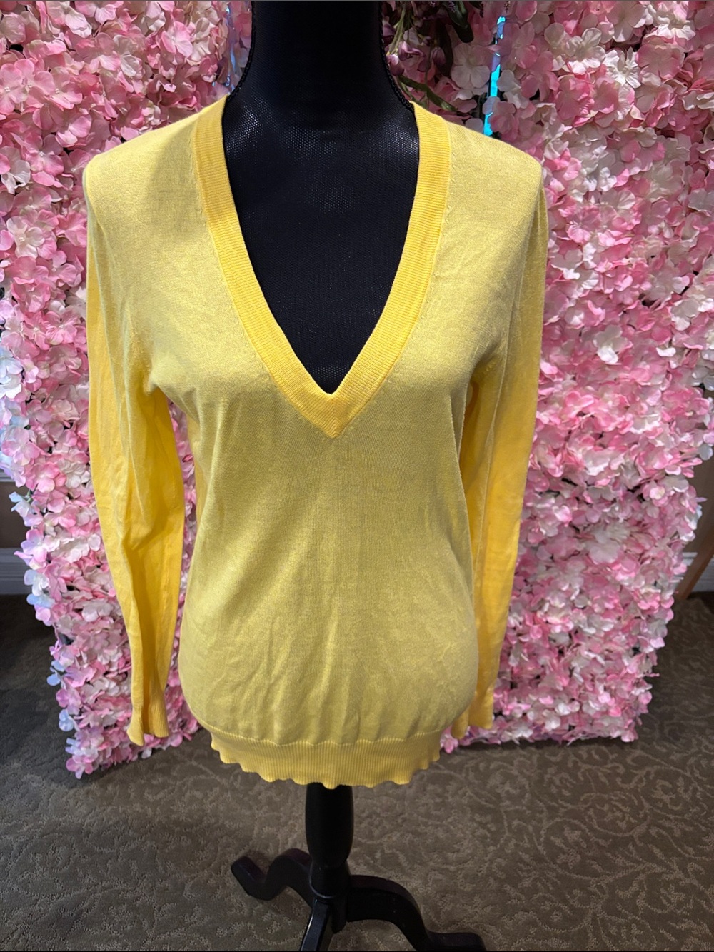 J.Crew cotton V-neck pullover